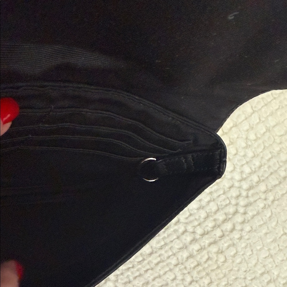 Coach Black Leather Wristlet Clutch - Picture 7 of 7